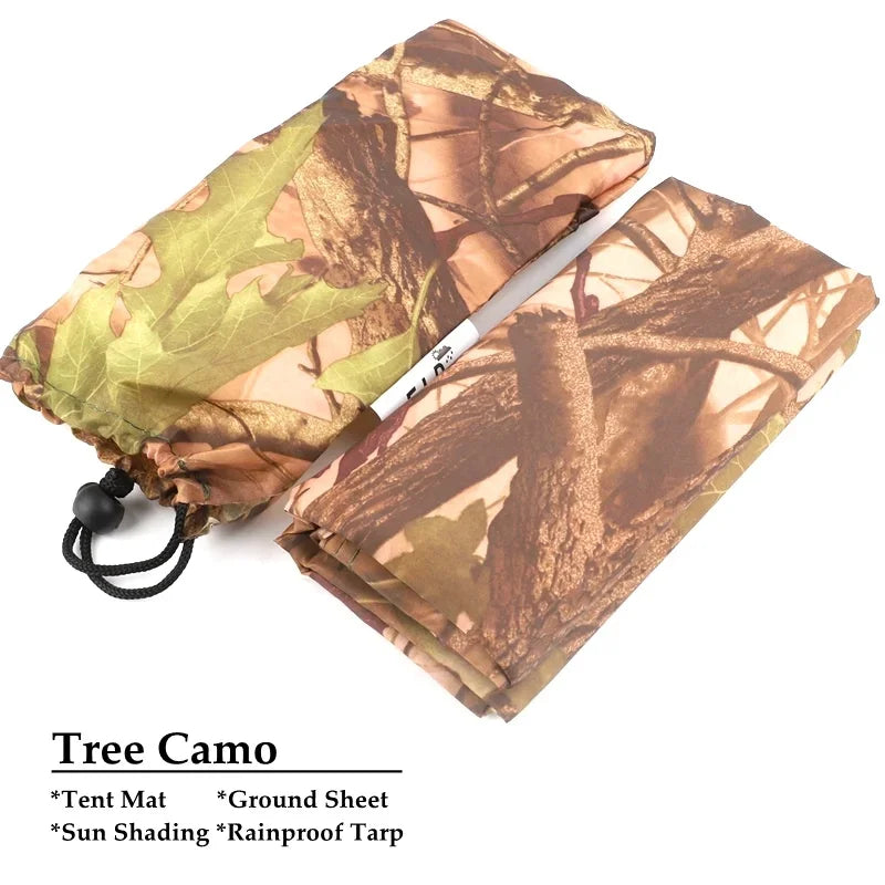 4Colors Outdoor Picnic Waterproof Camping Tent Mat Moisture-proof Pad Sun Shade Net Oxford Mat Beach Ground Sheet Rainproof Tarp