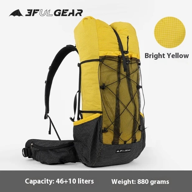 3F UL GEAR 46+10L QIDIAN PRO Backpack Ultralight Outdoor  Camping Sport Bag Resistant Hiking Trekking Waterproof Travel Rucksack