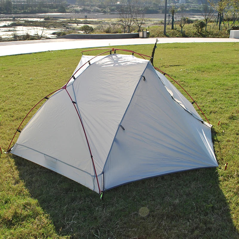 Ultralight Aluminum Poles Camping Tent for 2 Person, 4 Season, PU4000 Waterproof 210T Fabric, Easy to Set Up, Hiking Tents