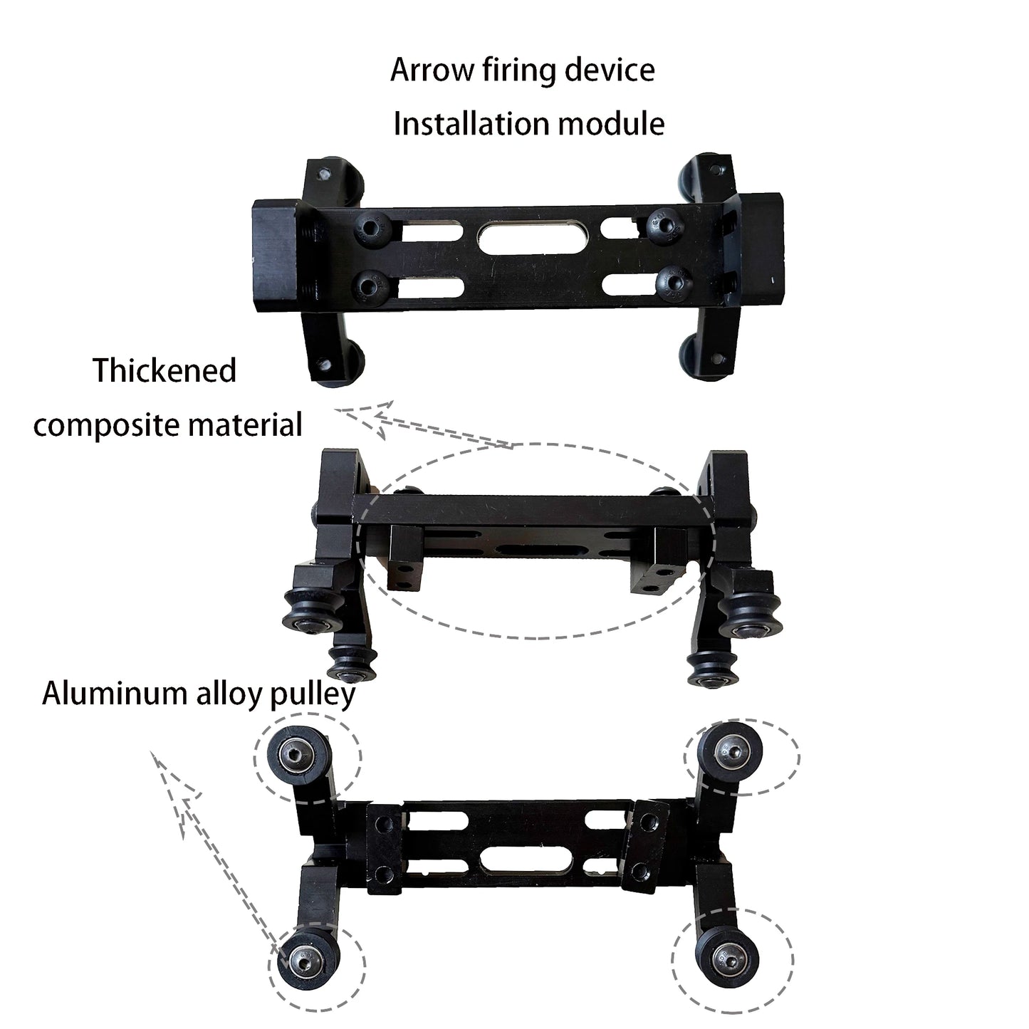 Catapult Continuous Arrow Launcher Set With Arrows for Outside Sport Shooting and Hunting