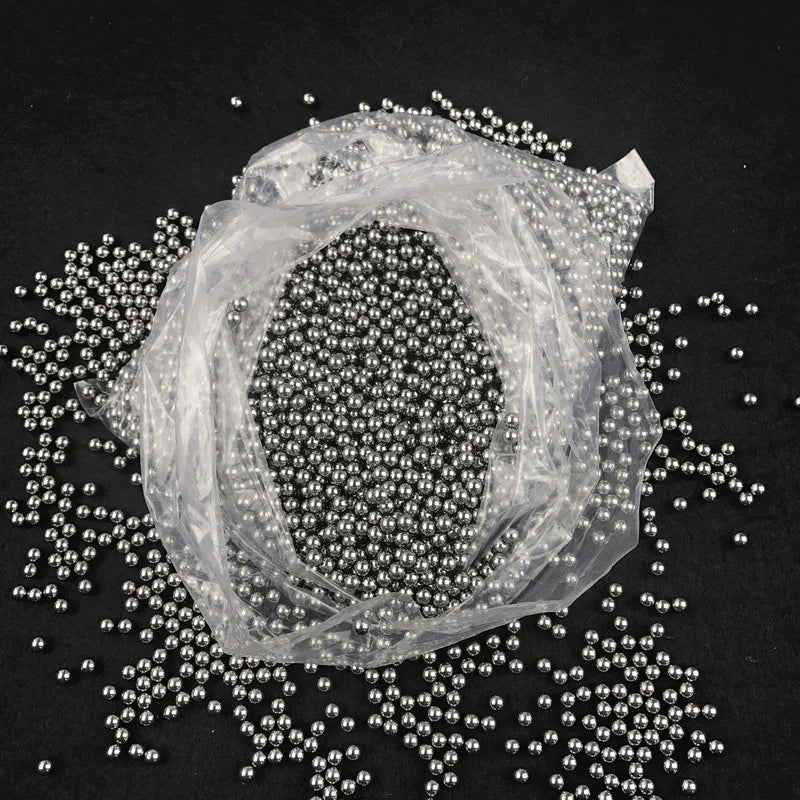 1000pcs/Lot 4.5mm Steel Slingshot Balls Catapult Balls Slingshot Hunting High-carbon Shooting Catapult Bow Hitting Ammo Yernea