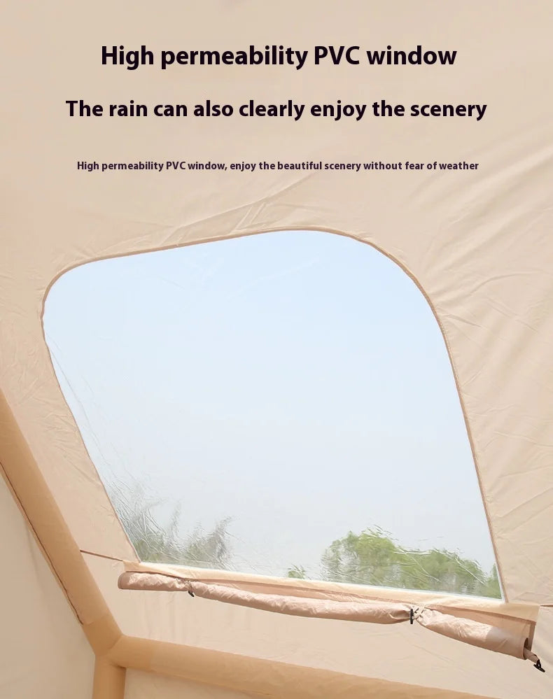 Automatic Inflatable Camping Tent Quick Setup Sunshade Waterproof Windproof for Outdoor Travel