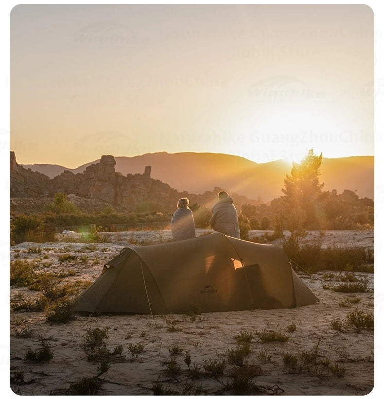 Naturehike Opalus UL Tent Lightweight Outdoor Hiking Camping Glamping Large Space Tunnel Tent for 2-3 Person 4 Season Travel