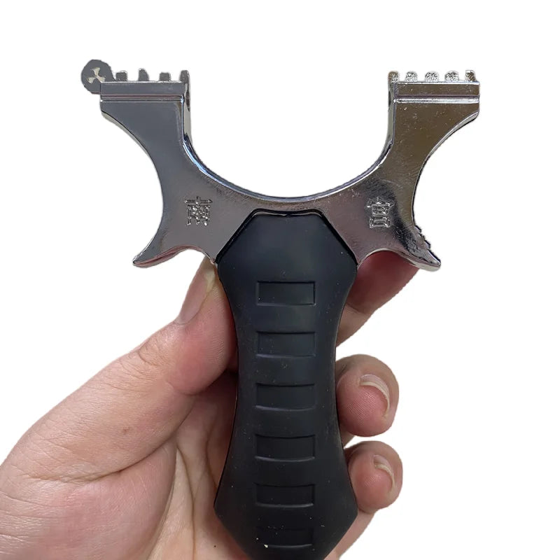 Strong Slingshot Alloy Fast Pressure Catapult Set Precision Outdoor Hunting Accessories Shooting Sports Tools