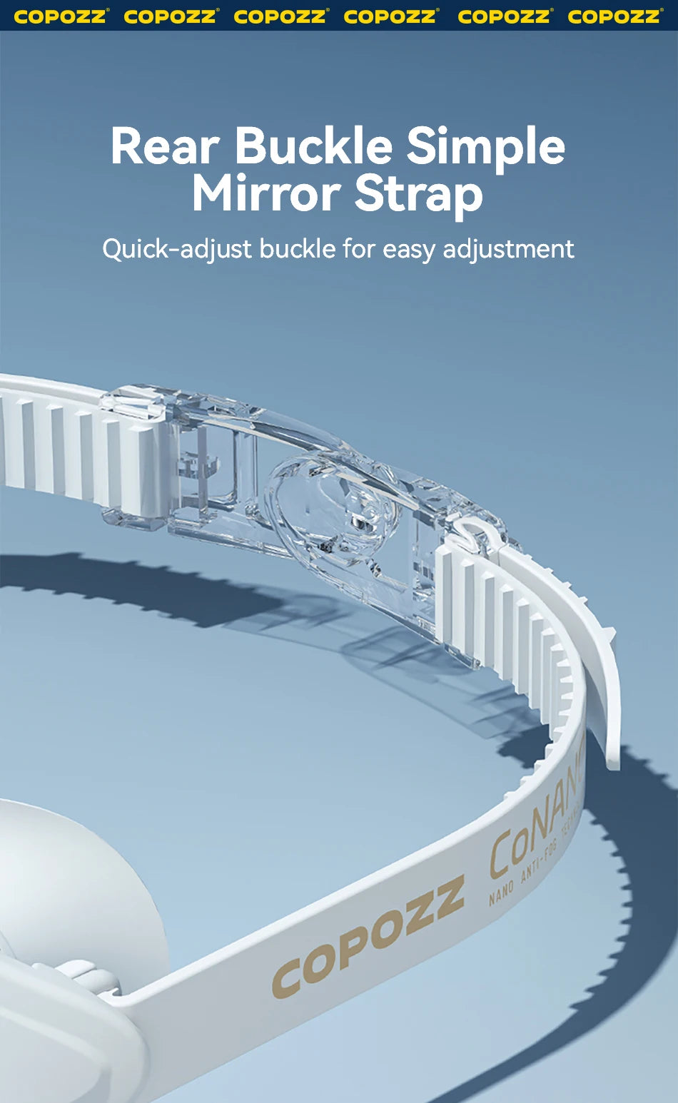 COPOZZ Myopia Swimming Goggles Male Female Adult Swim Goggle CoNANO Imported Anti Fog Pool Swimming Glasses Eyewear -1.5 to -7