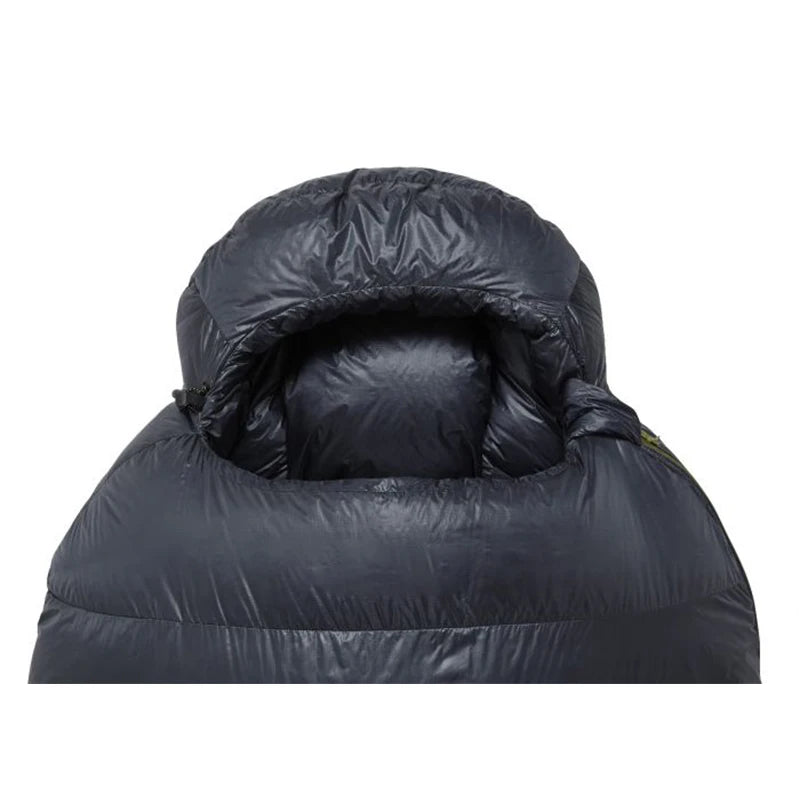 Lightweight Winter Feather Duck Down Sleeping Bag 800g Fill for Camping Hiking