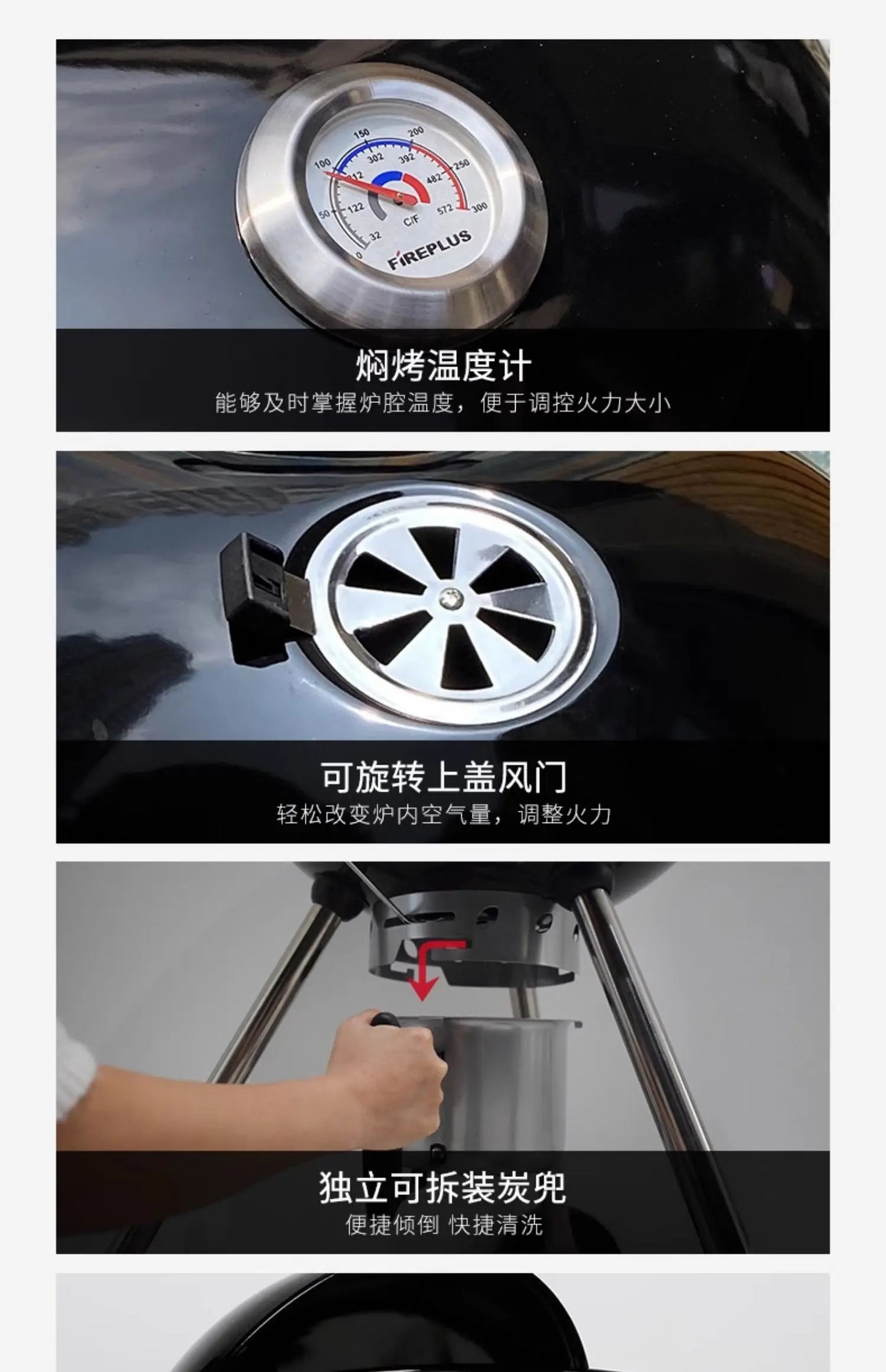 Garden Cookware BBQ Grills Kitchen Camping Portable Kitchen BBQ Grills Brazier Charcoal Barbecue Utensils Queimar O Forno LLBB