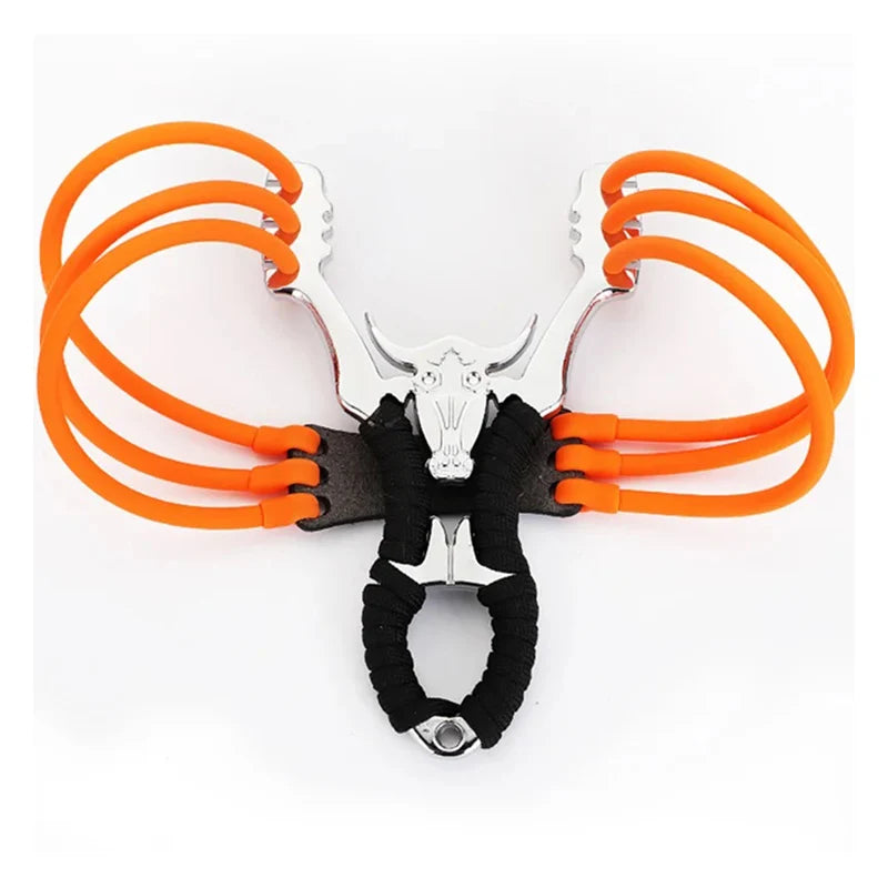 Metal Traditional Slingshot Classic Design with High Elastic Rubber Bands Sling shot Outdoor Hunting Shooting Catapult Slingssho