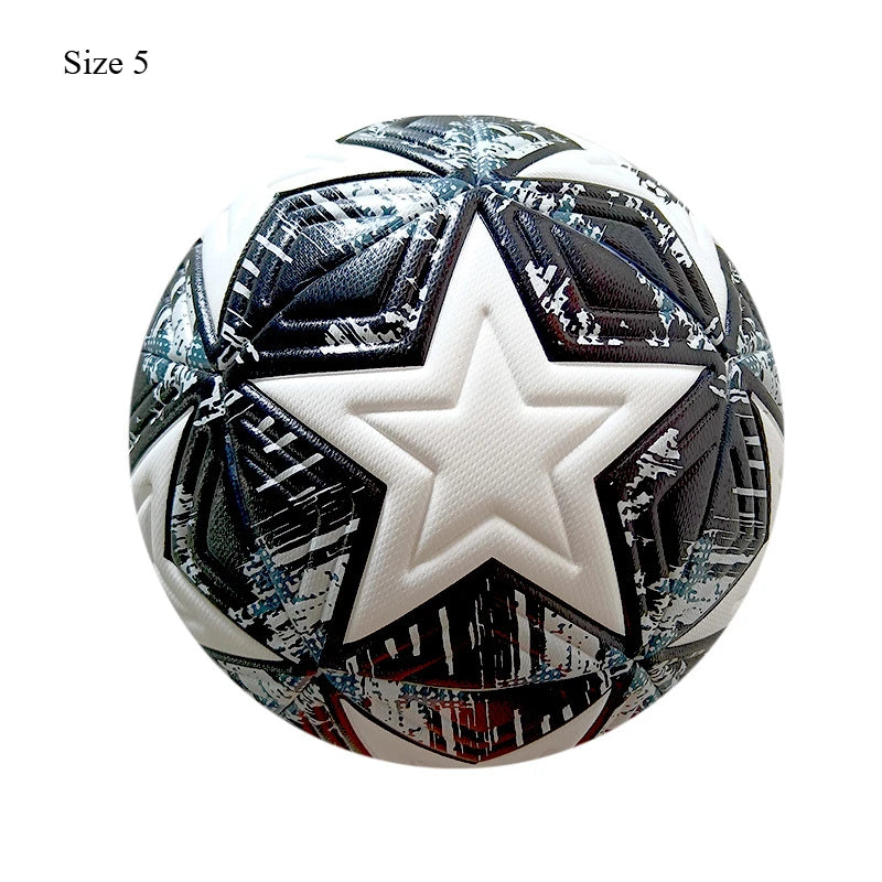 Standard Size 5 Soccer Ball Professional Outdoors Sports Match Balls Training Seamless Football High Quality PU Material