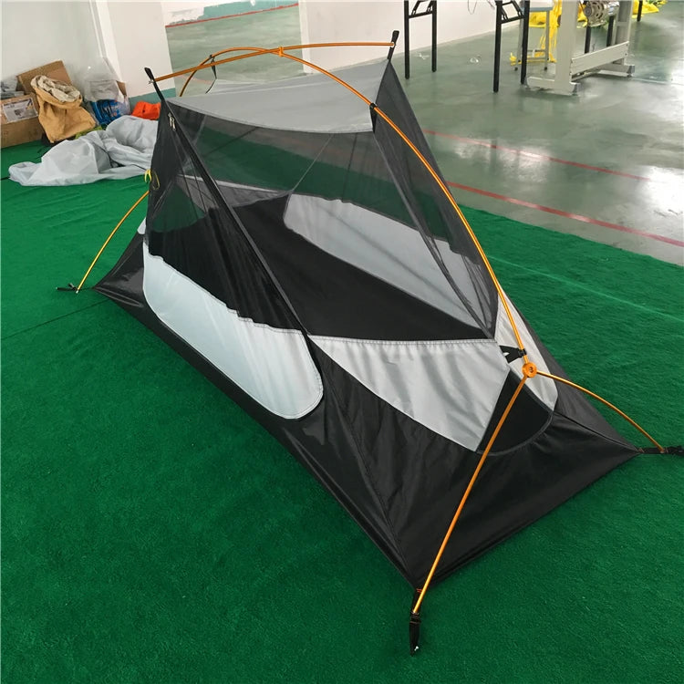 Double Layer 1 Person camping Tent, CZX-217 Waterproof ultralight Lightweight Tents for Mountaineering with Windproof ,