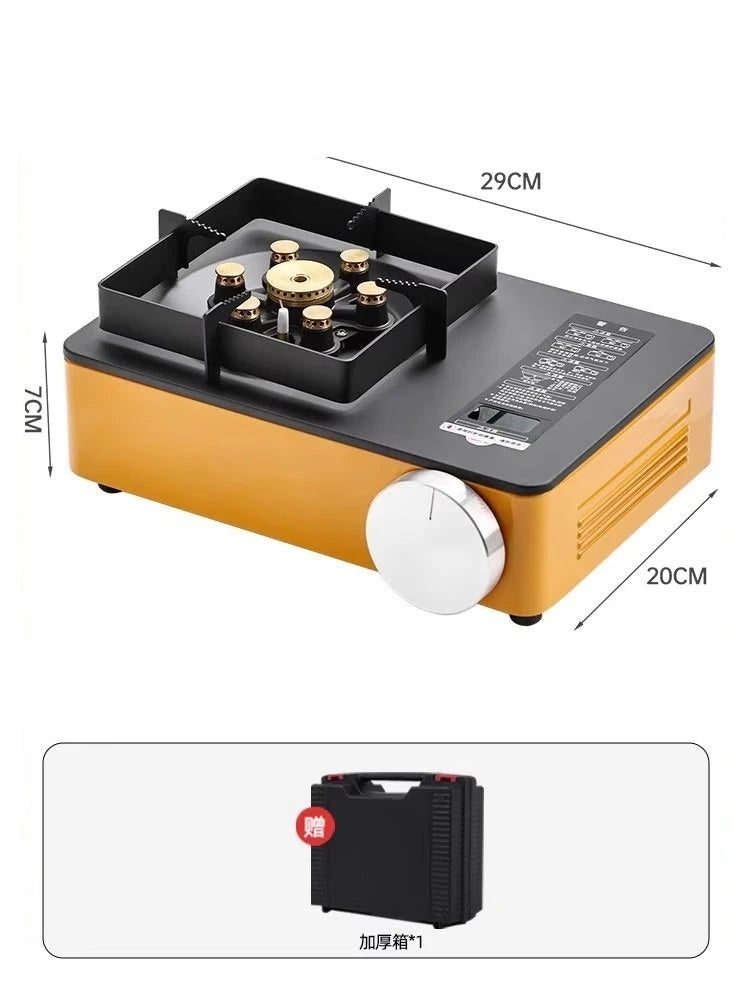 Camping Stove Portable Outdoor Gas Stove High-power Cooking Set Steak Grill Grill Outdoor Equipment