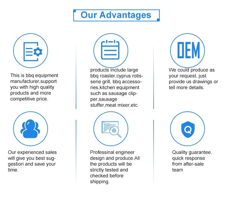 Outdoor Garden Rotating Rotisserie Grill Hood Barbecue Brazilian Cyprus Style