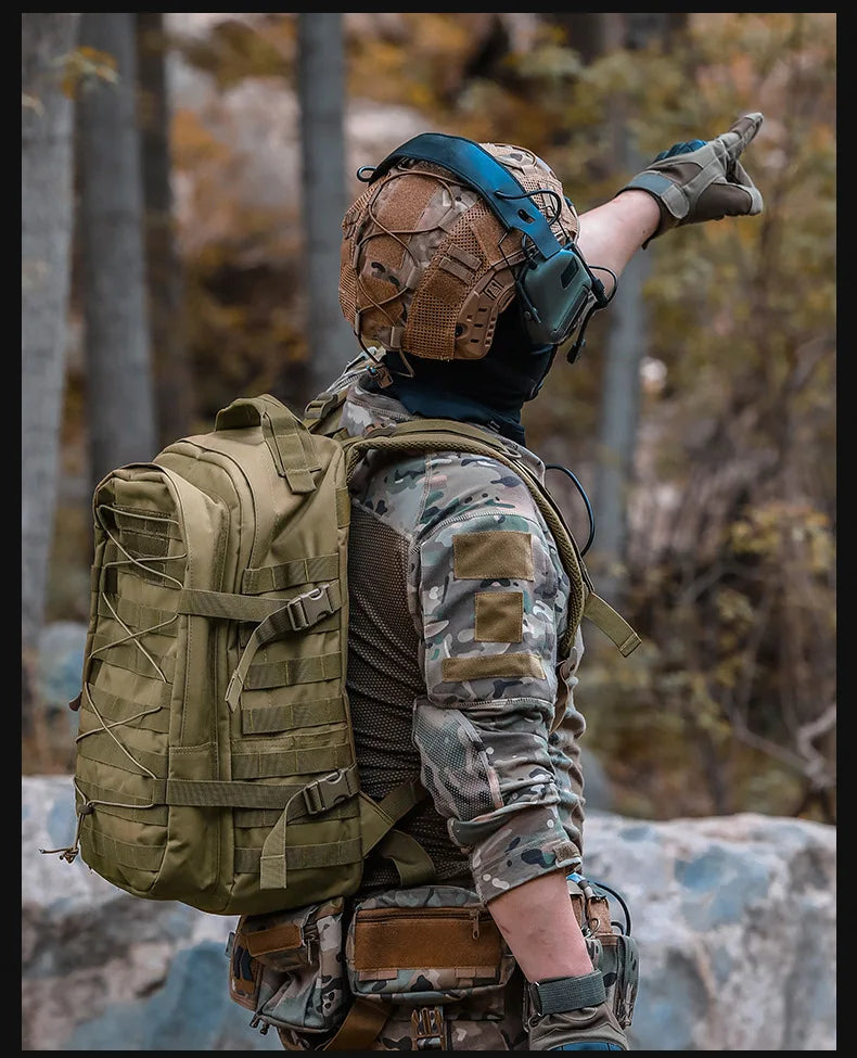 Tactical Camouflage Backpack Molle Hunting Backpacks Waterproof Camping Hiking Hunting Trekking Climbing Outdoor Bags Rucksack