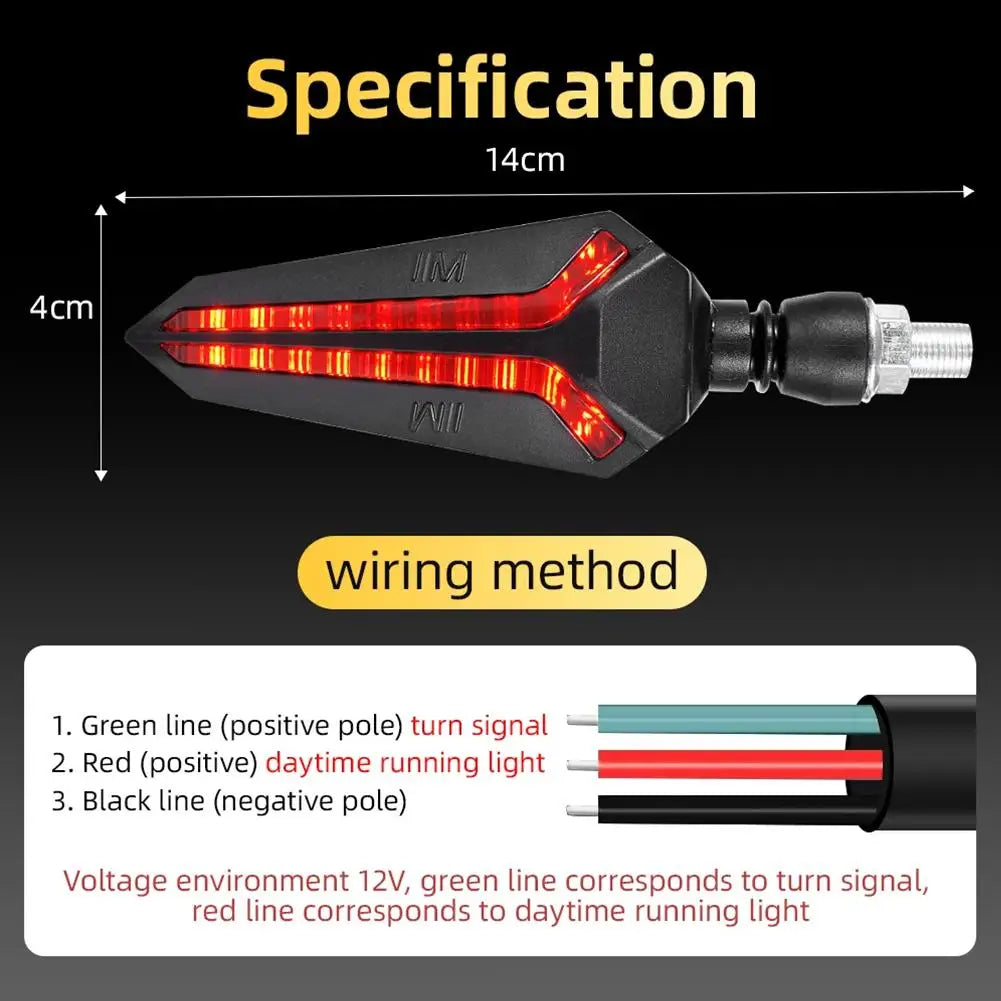 1pcs Motorcycle Solar Warning Light Car Rear Collision Flashing Prevention LED Tail Car LED Light Light Light Strobe Tail I0I1