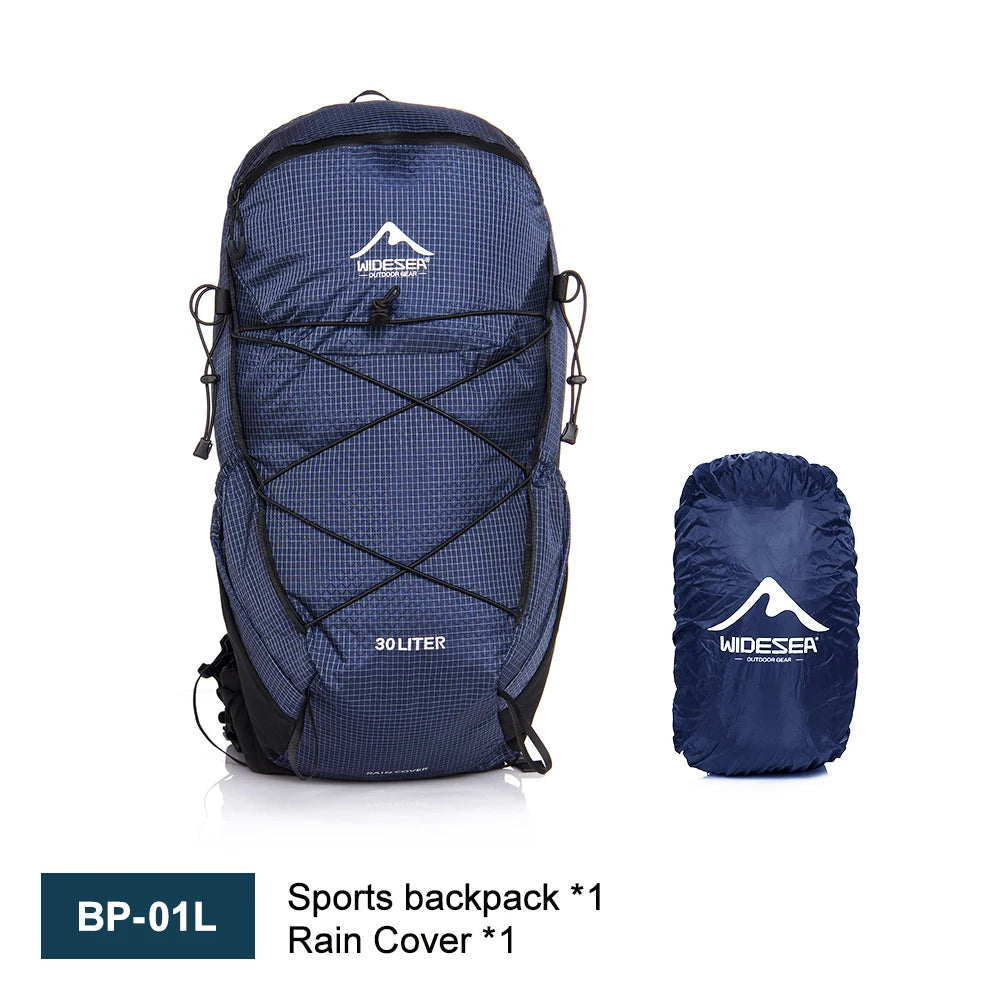 Widesea Camping Climbing Backpacks Sports Waterproof Shoulder Bag Tool Accessories Travel Backpack Camping Equipment Supplies