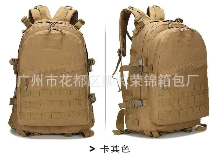 Upgraded 3D Bag Camouflage Mountaineering Bag Tactical Backpack Outdoor Camping Travel Bag