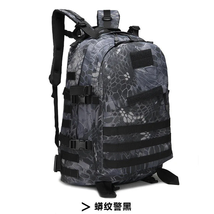 Upgraded 3D Bag Camouflage Mountaineering Bag Tactical Backpack Outdoor Camping Travel Bag