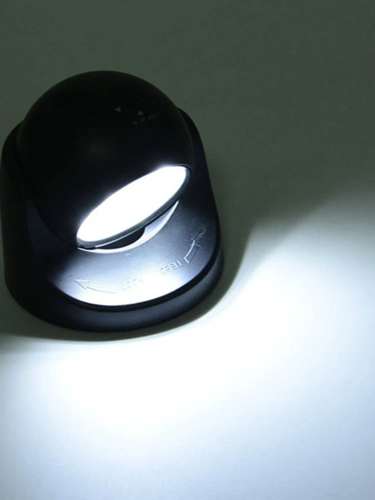 360° Battery Operated Indoor Outdoor Garden Motion Sensor Security LED Light New