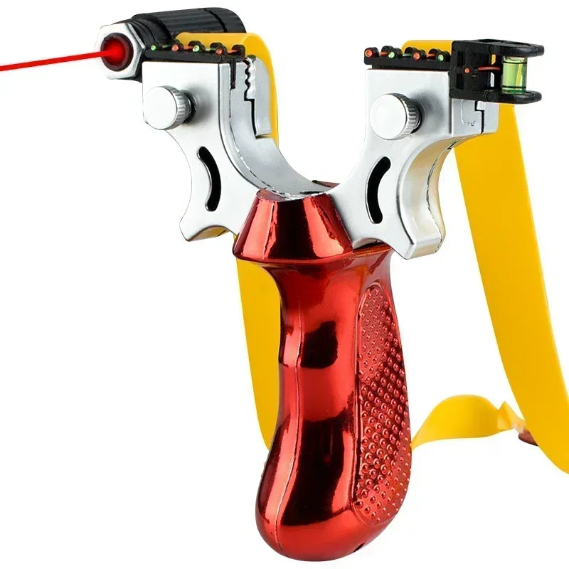 Hunting Slingshot High-power Laser Aiming Slingsshot Outdoor Sports Shooting Game Practice Using High Precision Catapult