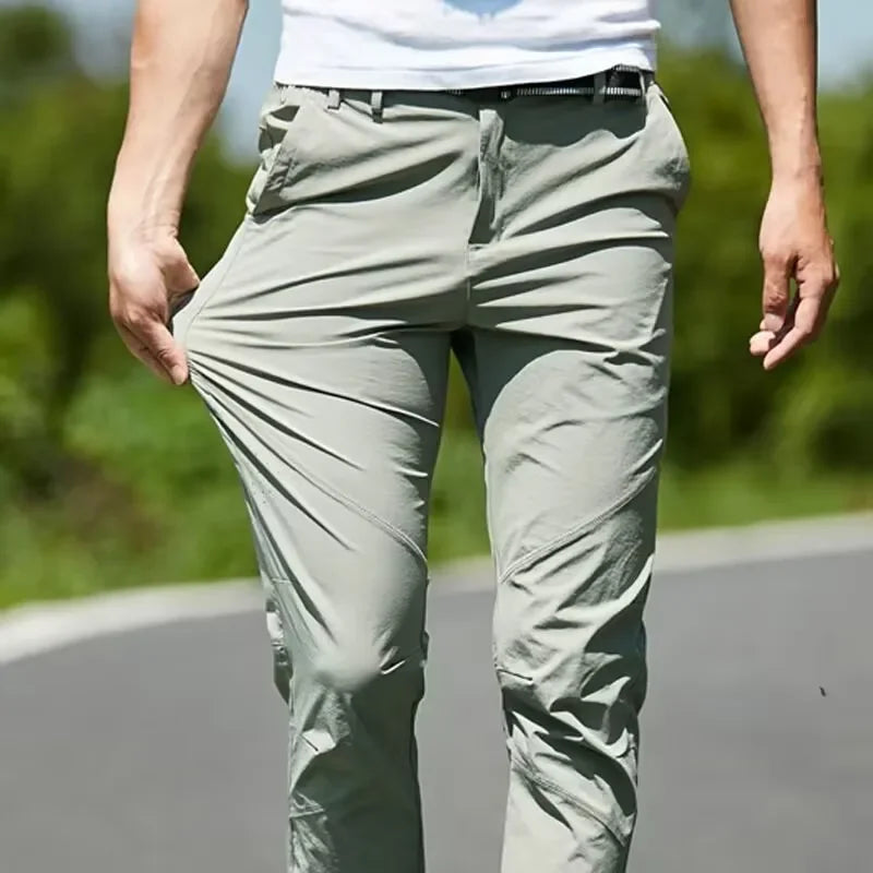 Golf Wear Men Pants New Style Stretch Spring Summer Outdoor Golf Trousers Utility Golf Pants Breathable Elastic Cargo Pants 골프웨어