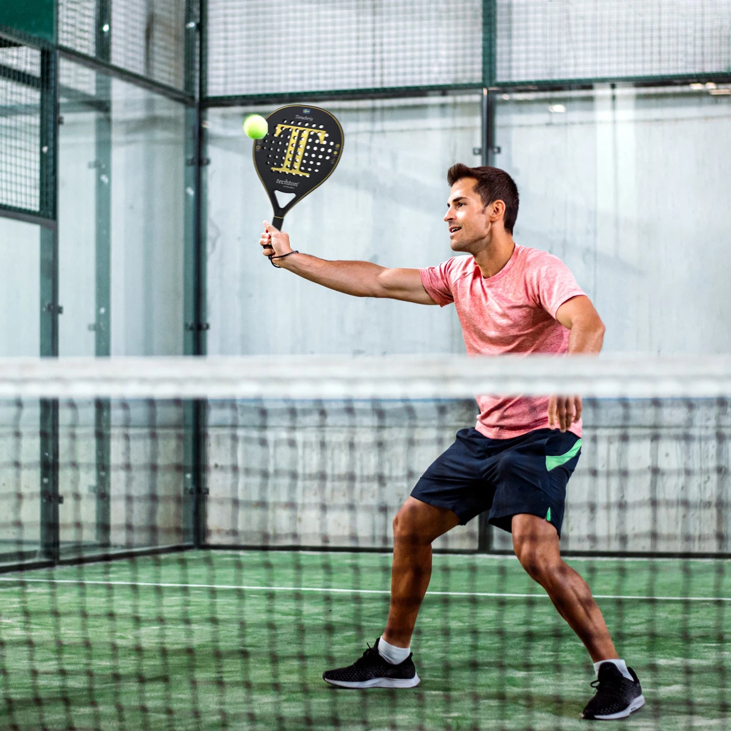 Padel Rackets Lightweight FC/3k Full Carbon Fiber Rough Surface Racchetta Pade EVA Memory Flex Foam Core High Quality Racquets