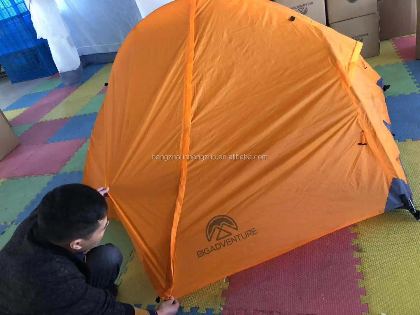 Nemo Hornet Self-standing Ultralight 2 Man Tent 20D Nylon Silicon Coated Backpacking Tent with 2 Door,20D Silicon Tent
