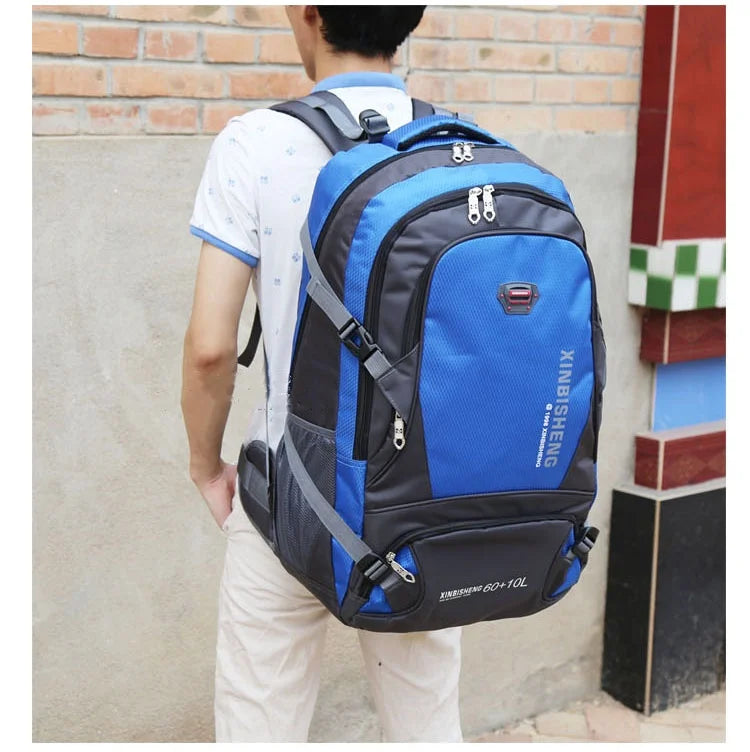 70L Outdoor Hiking Sports Travel Backpack School Bag Large Capacity Trekking Camping Climbing Back Pack Rucksack Tactical Bags