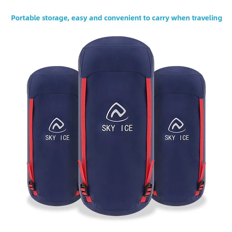SKY ICE Lightweight Down Sleeping Bag White Goose Down Camping Portable