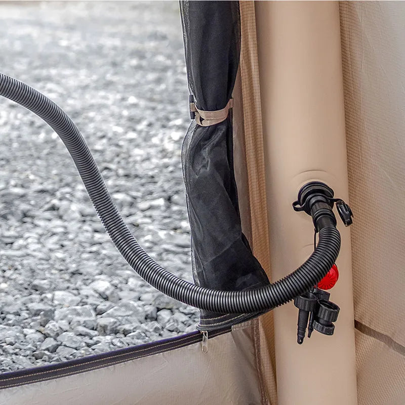 Outdoor Camping Inflatable Tent Mountainhiker Rainproof UV Protection Large Sunshade Canopy Silver-Coated Quick Inflatable Hut