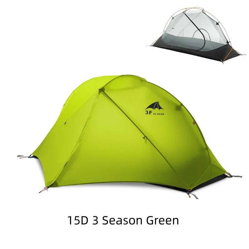 3F UL Gear Floating Cloud 1 Ultralight 3 4 Season Outdoor Camping Tent Waterproof Windproof Hiking Double Layer Tents