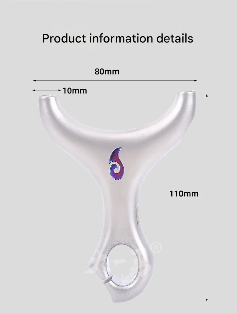 High Quality Titanium Alloy Slingshot Outdoor Hunting Top Card Catapult Tactical Game Professional Slingshot Hunting Accessories