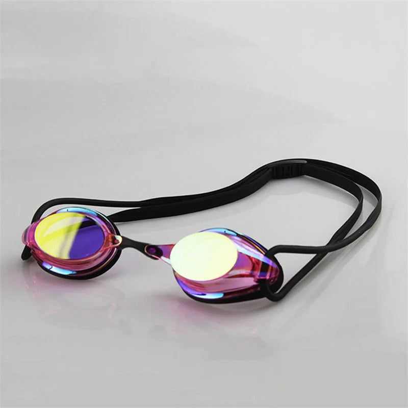 Professional Competition Swimming Goggles Plating Anti-Fog Waterproof UV Protection Silica Gel Diving Glasses Racing Spectacles