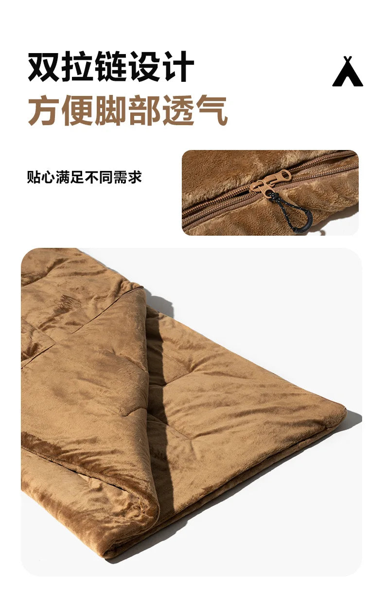 Outdoor Adventure Sleeping Bag For Camping Hiking Waterproof Warm Ultralight Portable Envelope Equipment