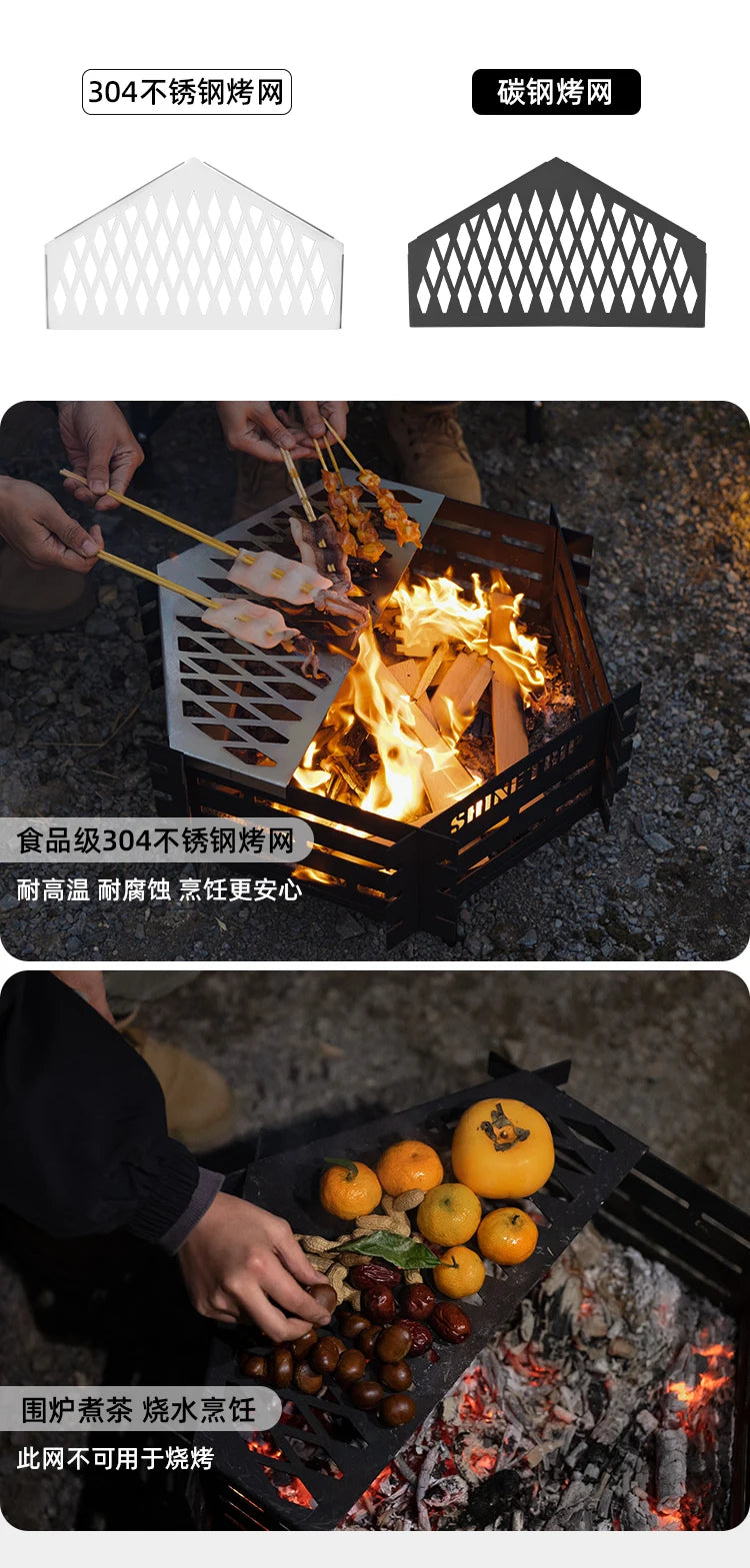 Garden Bonfire Patio Heaters Camping Wood Stove Hand Warmer Patio Heaters Brazier Tourist Outdoor Heating Riscaldamento LLPH