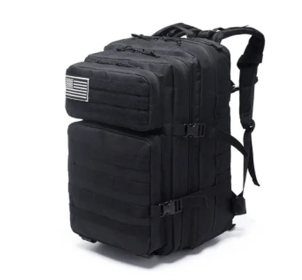 50L 1000D Nylon Waterproof Tactical Military Backpack 3 Day Assault Pack Molle Bag Outdoor Hiking Climbing Camping Army Rucksack
