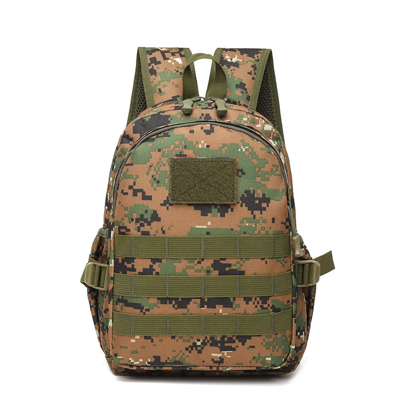 Children Tactical Backpack Small Student School Bag Kids Outdoor Hiking Travel Sports Backpack Summer Camp Camouflage Rucksack