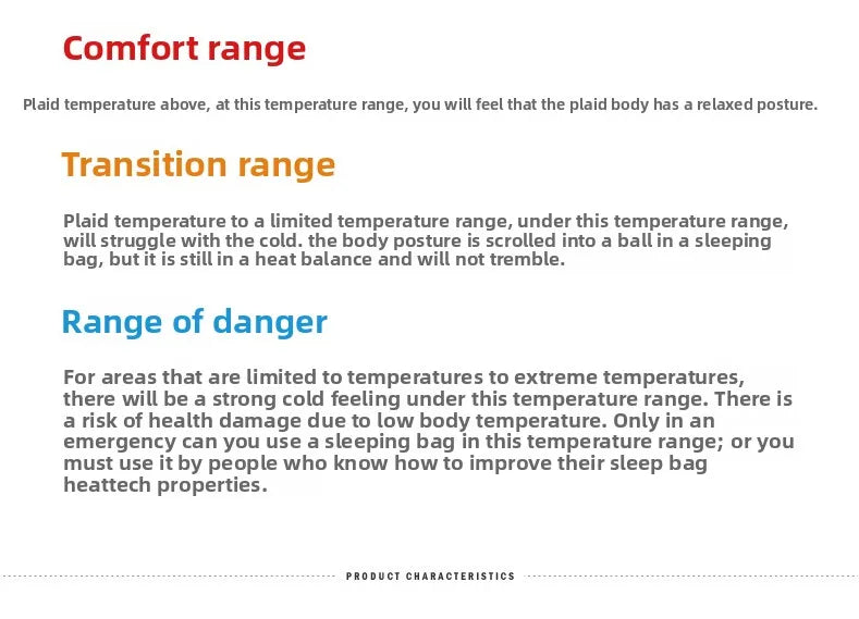 SKY ICEFeichan Mummy Down Sleeping Bag for Adults Outdoor Camping Winter Thickened Goose Down Cold-Proof Warm