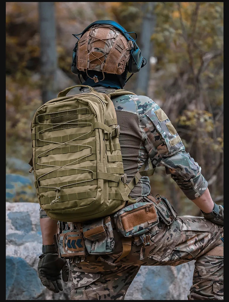 Tactical Camouflage Backpack Molle Hunting Backpacks Waterproof Camping Hiking Hunting Trekking Climbing Outdoor Bags Rucksack