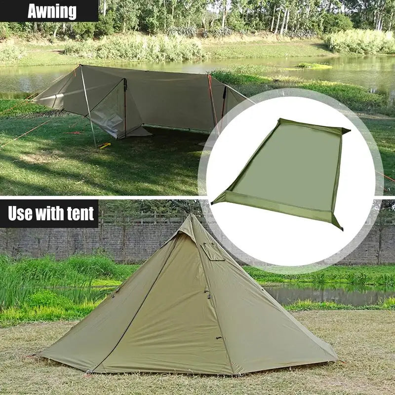 Waterproof Camping Tarp Thicken Picnic Mat Durable Beach Pad Multifunctional Tent Footprint Sun Canopy Ground Sheet For Hiking