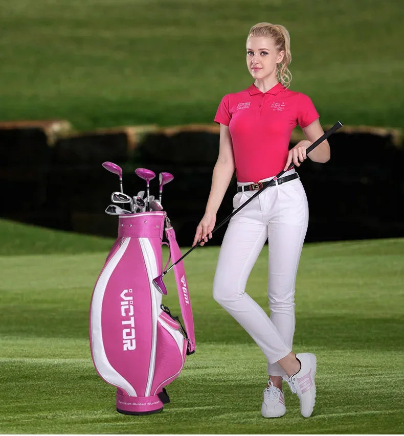 PGM Golf Clubs Golf Club Set Ladies Beginner Complete Set 12 Pcs/9 Pcs/4 Pcs,carbon Rod/steel Pole LTG007