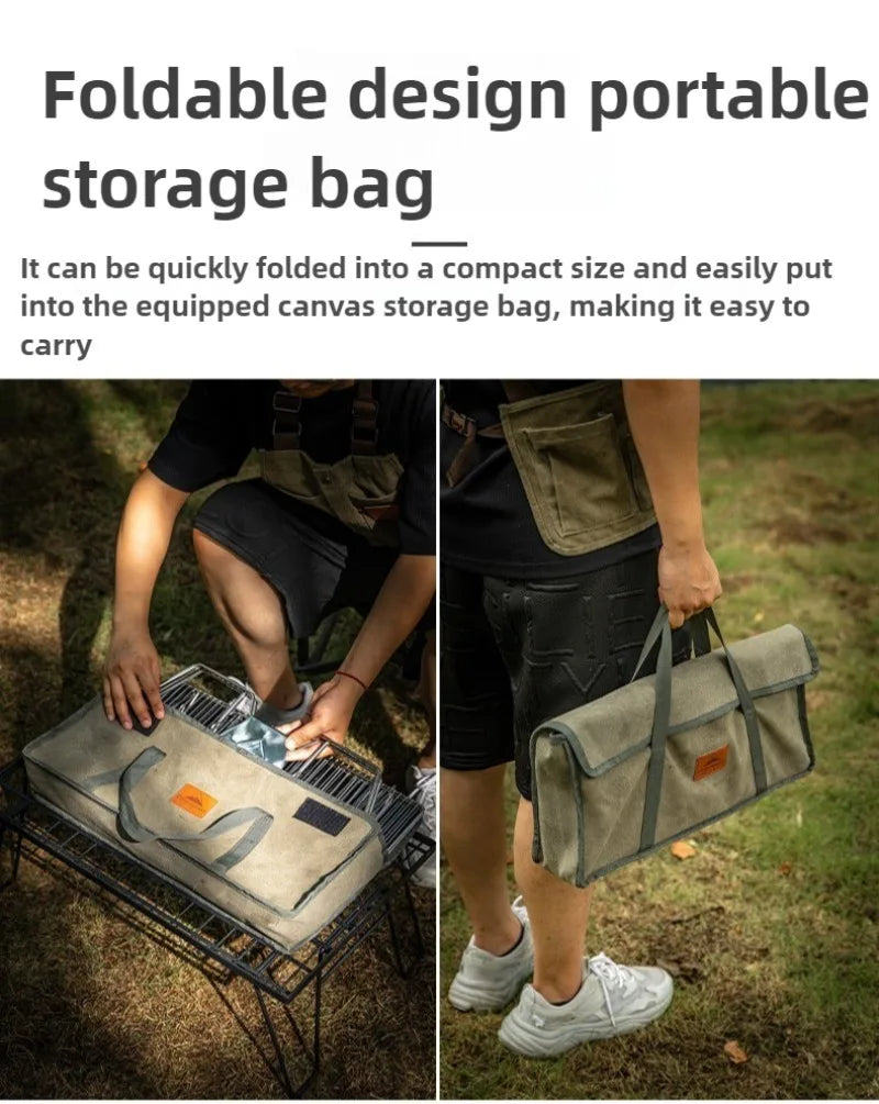 Outdoor Folding Stove Portable Stainless Steel Lightweight Barbecue Grill Picnic Stove Convenient Versatile Camping Supplies