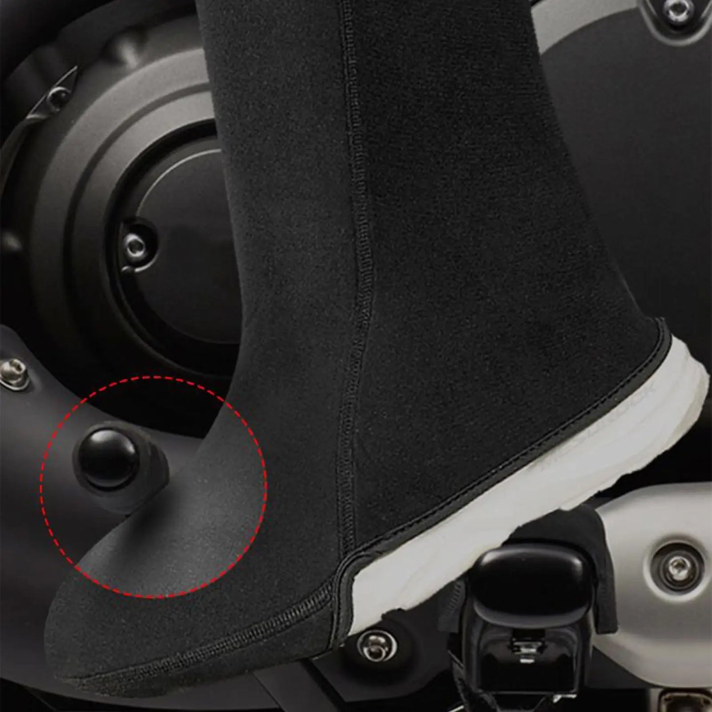 Waterproof Cycling Shoe Covers Thermal Motorcycle Rain Boot Covers Outdoor Supplies for Performance Winter Recreational Riders