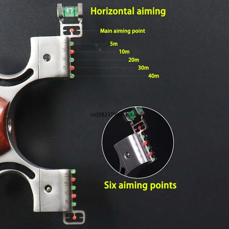 304 Stainless Steel Laser Slingsshot CNC 8020 Slingshot Outdoor Hunting Shooting Tirachinas Super Potential