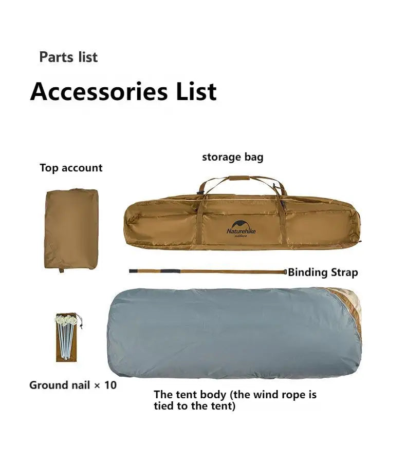 Naturehike Automatic Shower Tent Dry Wet Separation Outdoor Camping Travel Changing Room Shelter Mobile Toilet Bathroom Portable