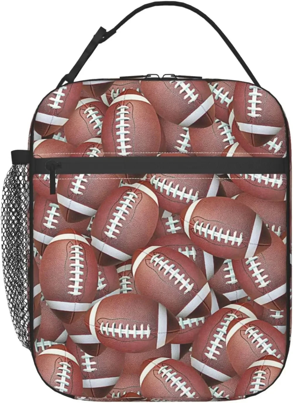 Tennis Racket Art Sport Lunch Bag Insulated Reusable Lunch Box Lunch Tote Lunchbox Portable Bento Bags For