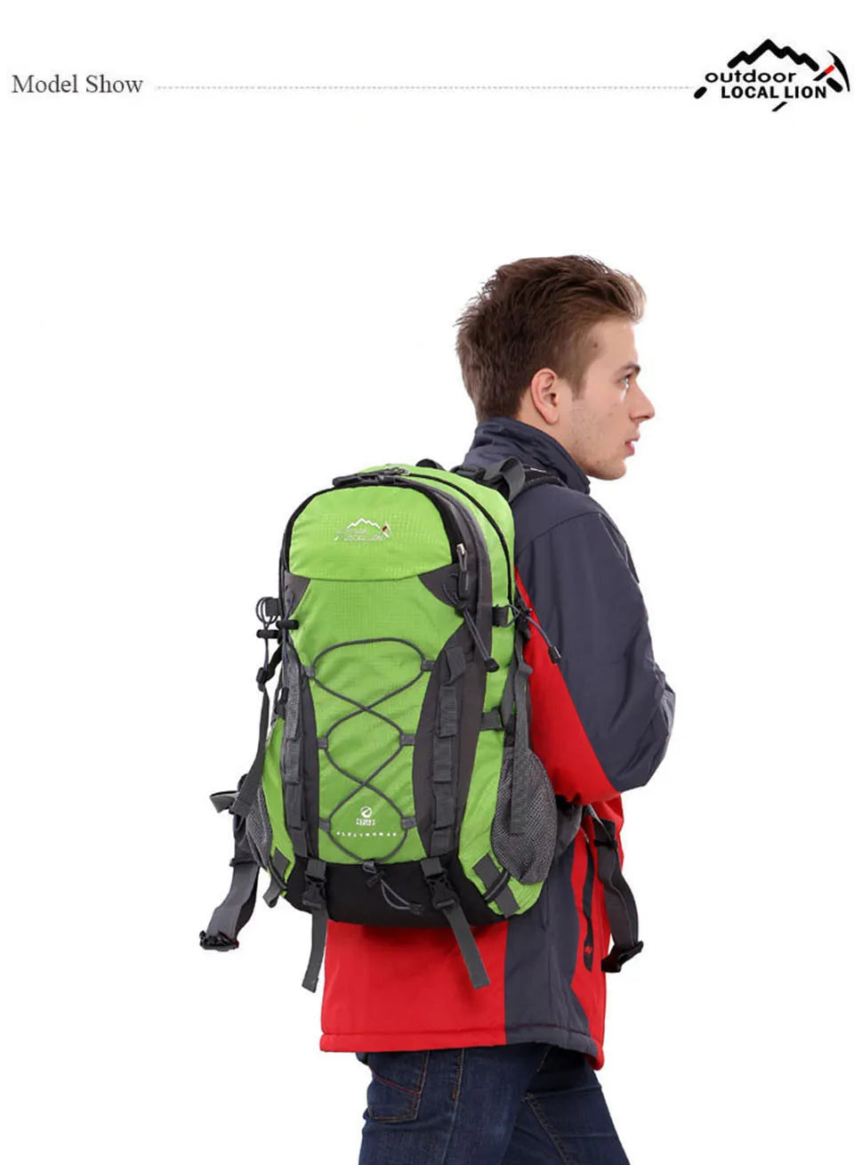 1Pcs Outdoor Sport Bag LOCAL LION 40L Backpacks Travel Bag Men Waterproof Rucksack Backpack