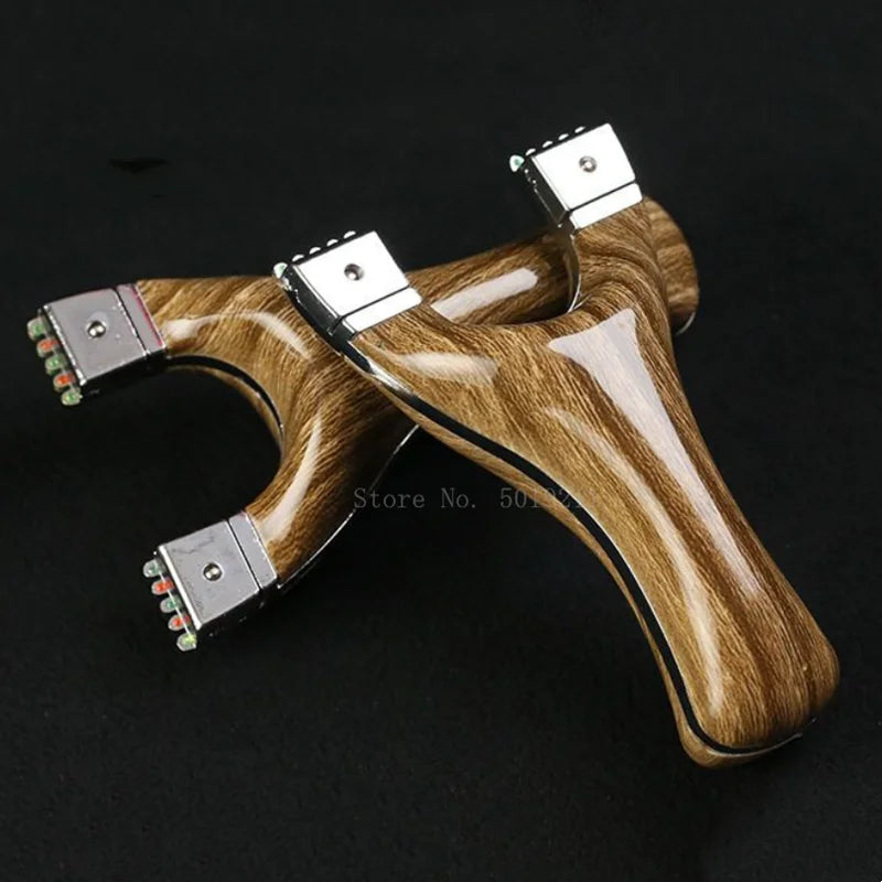 Professional Hunting Slingshot Resin Slingshot Flat Rubber Band Powerful Game High Quality Catapult Competition Toy Accessories