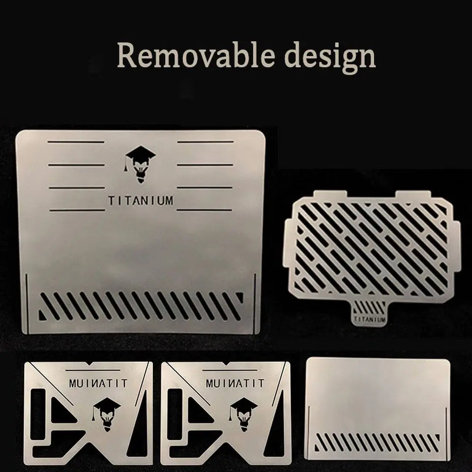 Smilodon- Titanium BBQ Grill Camping Charcoal Barbecue Grills Outdoor Picnic Portable Folding Stove Stand