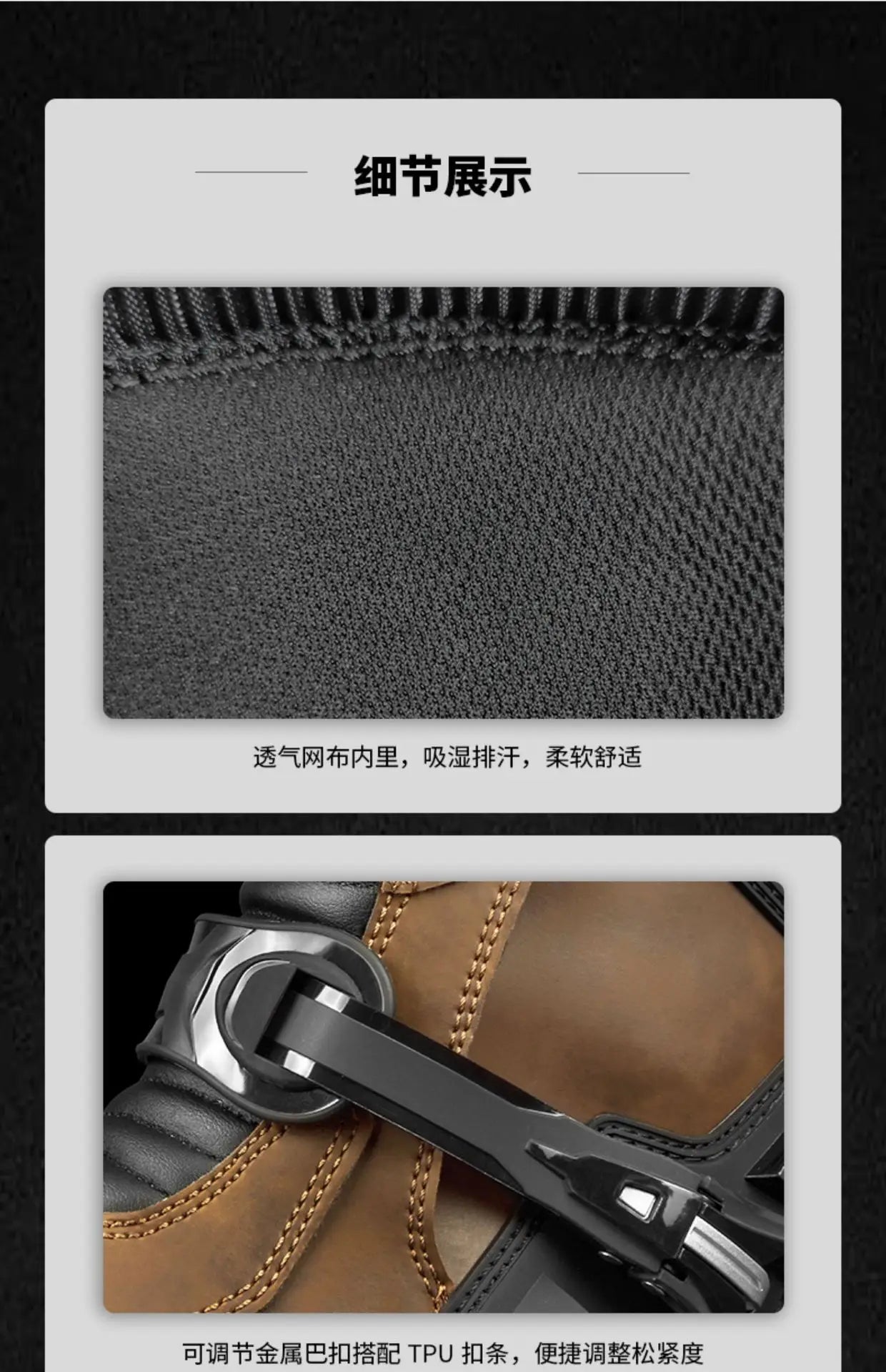 Scoyco Motorcycle Boots Wear-resistant Men's Biker Boots Anti-slip Motorcycle Boots Enduro Waterproof Leather Motocross Boots