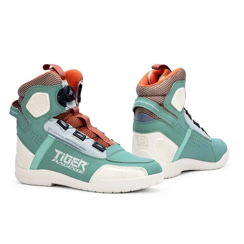 Motorcycle Shoes for Men, MTB Cycling Shoes, Winter Hiking High-Cut Boots, Tenis Masculino, Road Bicycle Sneaker，Casual Shoes